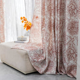 Laurel Vintage Peony Cortina Personalizada Vintage Opaca para Habitación